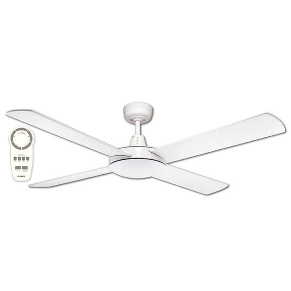 acquista Ventilateur de Plafond avec 4 Pales en Contreplaqué Ø130 cm 3 Vitesses Martec Lifestyle Blanc