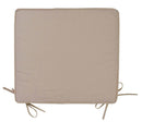 Cuscino per Sedie da Giadino 38x41cm Bauer Box Ecrù