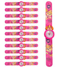 Set 12 Orologi da Polso Bracciale per Bambini Paw Patrol Rosa
