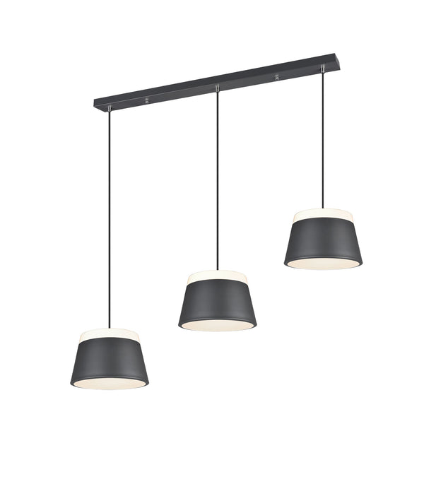 Suspension d'intérieur E14 en métal anthracite sconto