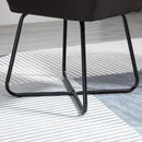 Set 2 Sedie Imbottite 60x56,5x85 cm in Similpelle Marrone