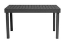Tavolo Allungabile da Giardino 135/270x90x75 cm Montecatini in Alluminio Antracite