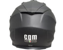Casco Integrale per Moto Cross con Frontino CGM Forefront 606A Nero Opaco Varie Misure