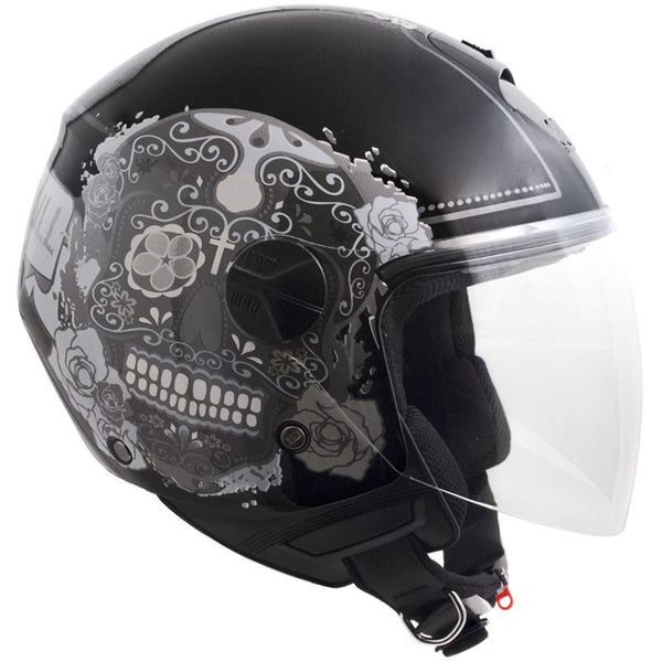 online Casque Jet pour Scooter Visière Longue CGM Cancun 107S Noir