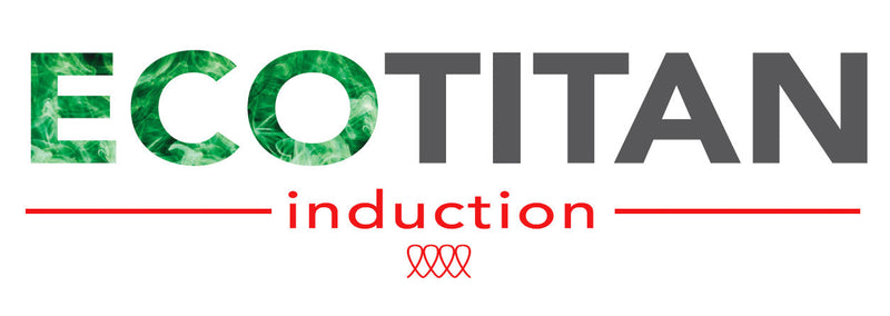 Padella Alta Ø26 cm Antiaderente Rivestimento in Ecotitan Induzione Silex Grigio