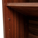 Mobiletto Libreria a Scaffali Noce 60x24x63 cm 