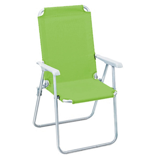 Chaise en Tissu Texilène Vert Chaise Pliante en Acier Mer Plage Piscine Camping prezzo