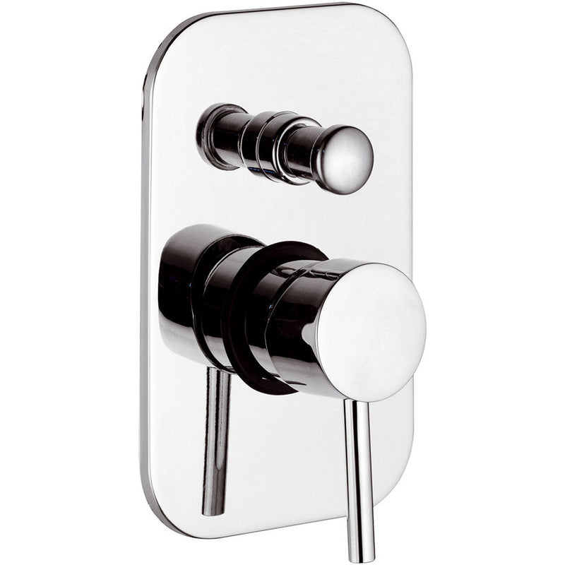 Rubinetto Miscelatore Monocomando Doccia ad Incasso con Deviatore in Ottone Mariani Hermes Cromato