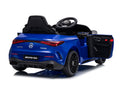 Macchina Elettrica per Bambini 12V Licenza Ufficiale Mercedes CLE53 Sedile in Pelle Blu