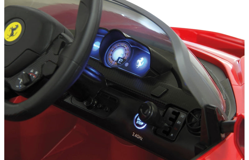 Macchina Elettrica per Bambini 12V con Licenza Ferrari la Rossa