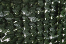 Arella Siepe Sintetica Artificiale 1x3m in PVC Ombreggiante Foglie di Edera