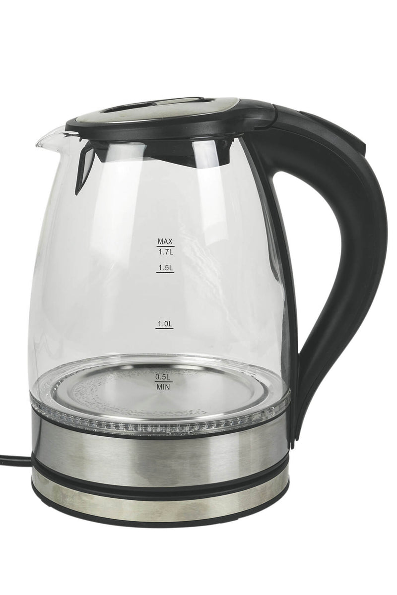 Bollitore Elettrico in Vetro 1800W 1,7 Litri Kooper Boiled