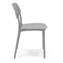 Set 6 Sedie 46x79x54 cm in Polipropilene Elodie Grigio Ice