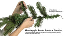 Albero di Natale Artificiale Innevato Mandorlo Varie Misure