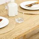 Tavolo da Pranzo 98x60x76,5 cm in MDF Effetto Legno di Pino Naturale