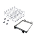 Cassetto Porta Scarpe Scarpiera per Armadio 90 cm Emuca Grigio Metallizzato