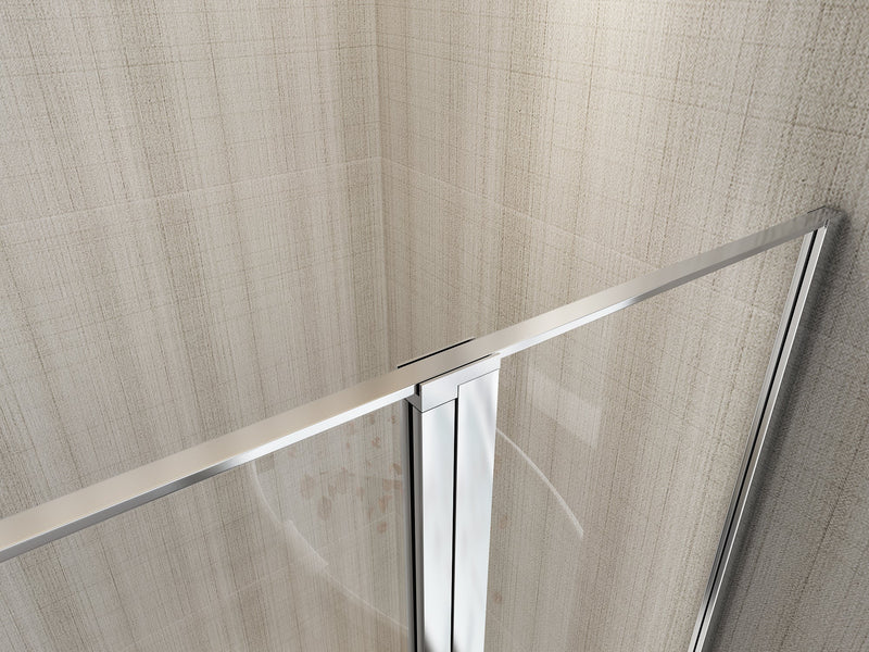 Box Doccia Angolare 1 Anta Battente in Cristallo Trasparente 6mm H190 Best Varie Misure