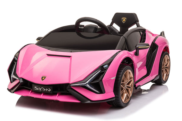 online Macchina Elettrica per Bambini Licenza Ufficiale Lamborghini Sian 10,8V 5,4Ah Rosa