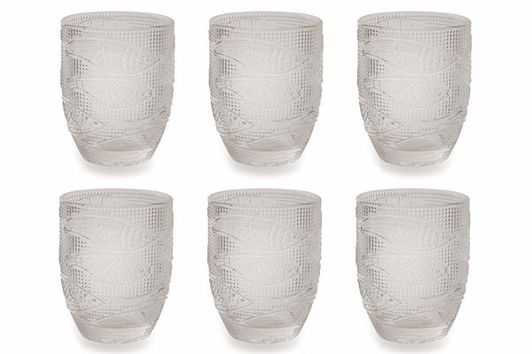 Lot de 6 verres à eau en verre 240 ml Villa d'Este Home Tivoli Fish online