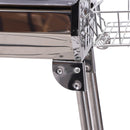 Barbecue a Carbone Carbonella Pieghevole Portatile in Acciaio 