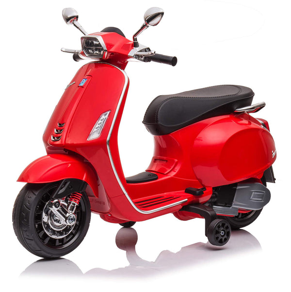 Scooter Elettrico per Bambini Licenza Ufficiale Piaggio Vespa 12V 4,5Ah Rosso sconto