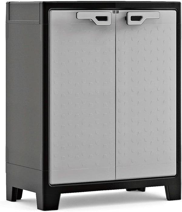 Keter Titan Armoire Basse XL 2 Étagères 80x44x100 cm Noir sconto