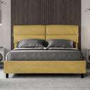 Letto Matrimoniale Nandy Ocra Varie Misure