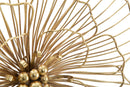 Pannello Flower Stick 45x7,5x42 cm in Ferro Oro