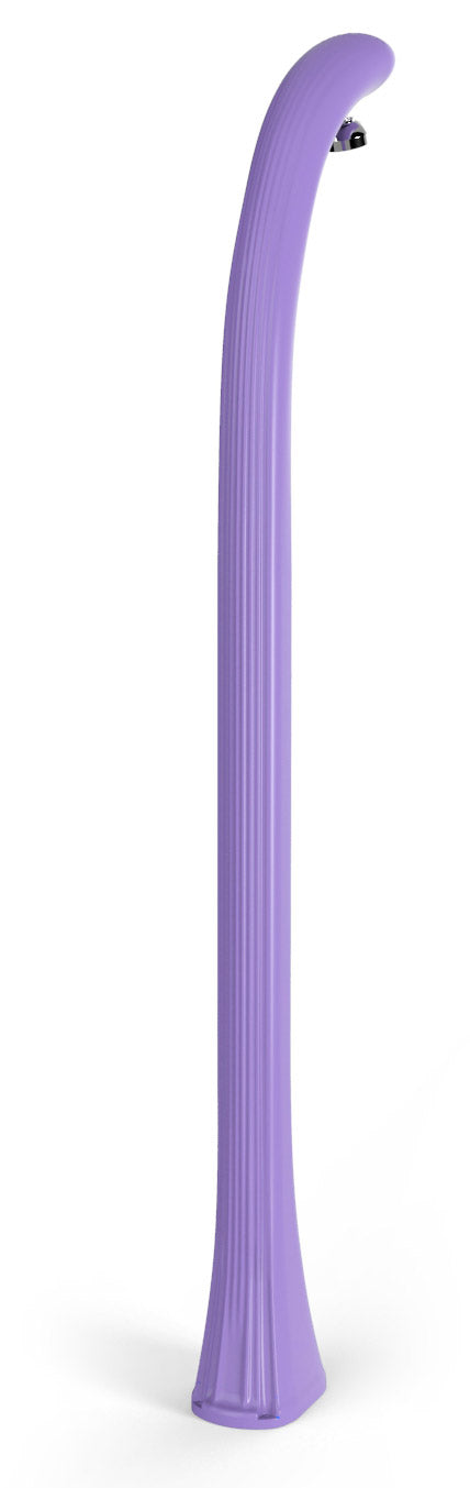 Doccia Solare da Esterno Giardino 20L Miscelatore e Lavapiedi Arkema Happy One Viola