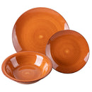 Servizio Piatti 12 Pezzi in Gres VdE Tivoli 1996 Baita Chocolate