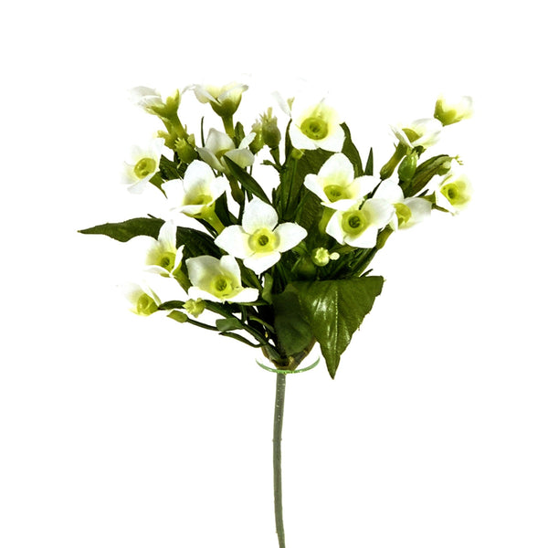 acquista Set 6 Médiators Forget Me Not Artificiels Hauteur 20 cm Blanc