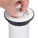 Multipresa Estraibile Vertikal in Alluminio e Plastica Emuca Bianco