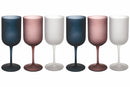 Set 6 Calici Frosted in Vetro 450 ml Villa d'Este Home Tivoli Velvet