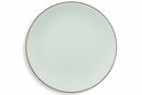 Set 6 Piatti Frutta in Gres Ø20 cm Villa d'Este Home Tivoli Grigio Chiaro Kora Light