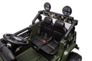 Macchina Elettrica per Bambini 12V Toyota Cruiser Verde Militare