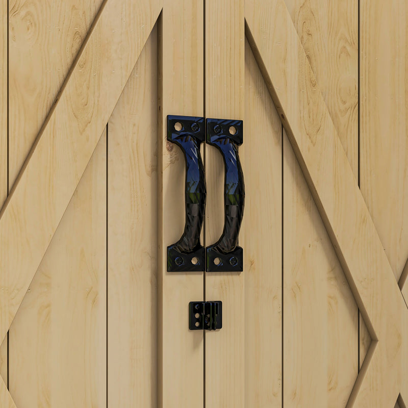 Armadio da Esterno con Ripiano Interno 77.5x88x90 cm in Legno di Abete 