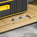 Armadio da Esterno con Ripiano Interno 77.5x88x90 cm in Legno di Abete 