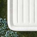 Materasso Gonfiabile Matrimoniale con Pompa di Gonfiaggio Inclusa e Borsa 152x203x46 cm Grigio