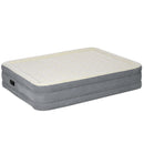 Materasso Gonfiabile Singolo con Pompa di Gonfiaggio Inclusa e Borsa 92x203x46 cm Beige