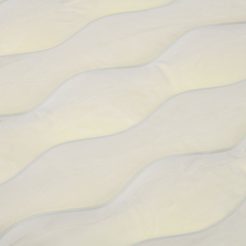 Materasso Gonfiabile Singolo con Pompa di Gonfiaggio Inclusa e Borsa 92x203x46 cm Beige