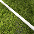 Set Addestramento Cani da Esterno 4 Pezzi 89x69x99 cm in PE e ABS Bianco e Arancione