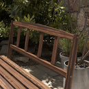 Set Tavolo e 2 Panchine da Giardino in Legno di Pino