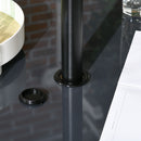 Set Tavolo e 4 Sedie da Giardino in Acciaio con Cuscini Grigio