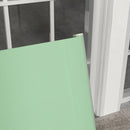 Set Tavolo e 4 Sedie con Braccioli da Giardino in Tessuto a Rete e Acciaio Verde