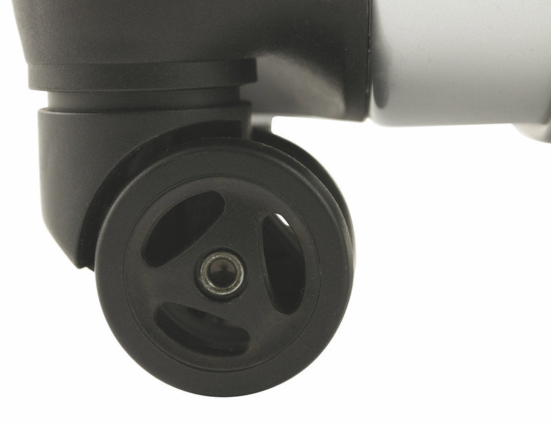 Set 2 Valigie Trolley Rigide in Policarbonato 4 Ruote TSA Soriani Silver