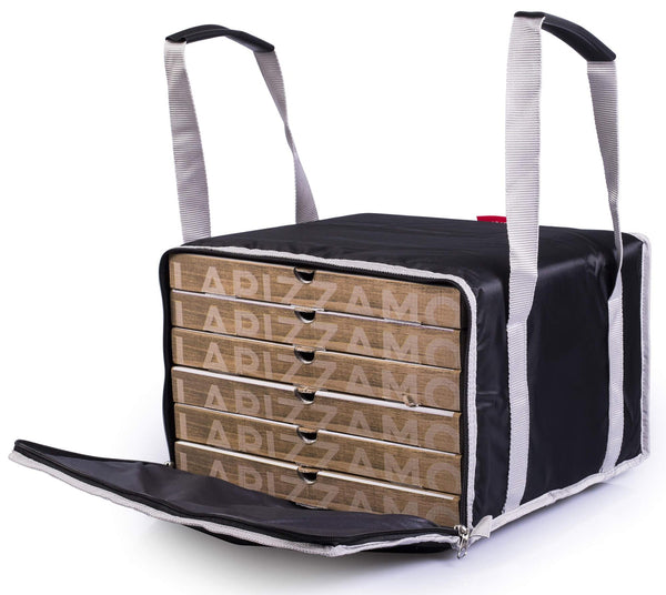 sconto Sac Isotherme pour Pizzas à Emporter 6 Cartons Safemi Express 6 Noir