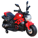 Moto Motocicletta Elettrica per Bambini 6V Kidfun Rossa