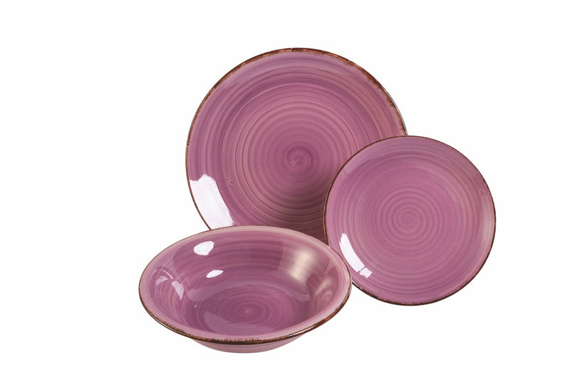 Servizio Piatti 18 Pezzi in Hard Dolomite Multicolor Villa d'Este Home Tivoli Baita