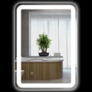 Specchio Bagno con LED a 3 Temperature e Interruttore Touch 70x50 cm Antiappannamento 