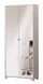 Armoire 2 portes avec miroir 83x190x29 cm Orme clair